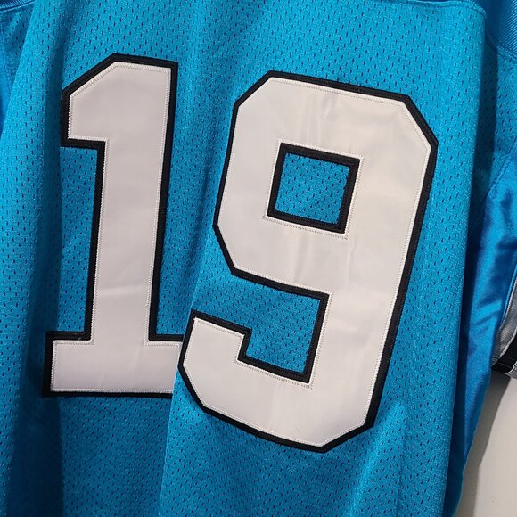 Carolina Panthers Keyshawn Johnson #19 Reebok Stitched Jersey Size 48 - Picture 3 of 7